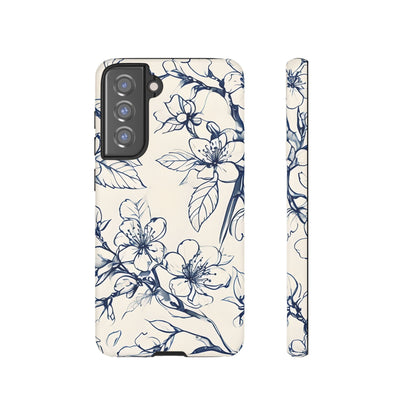 Blossom Sketch Samsung Galaxy Tough Case