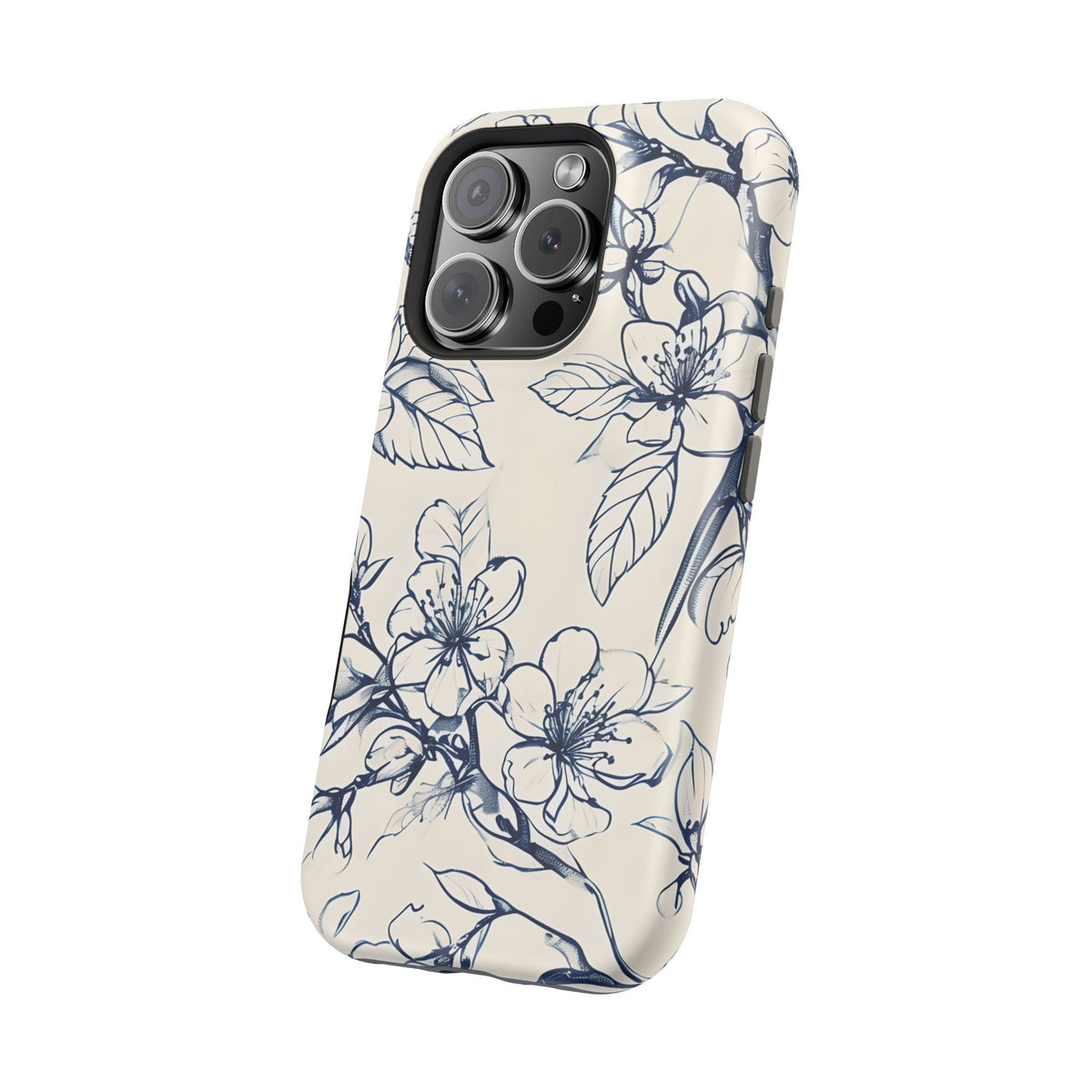 Blossom Sketch iPhone MagSafe Case