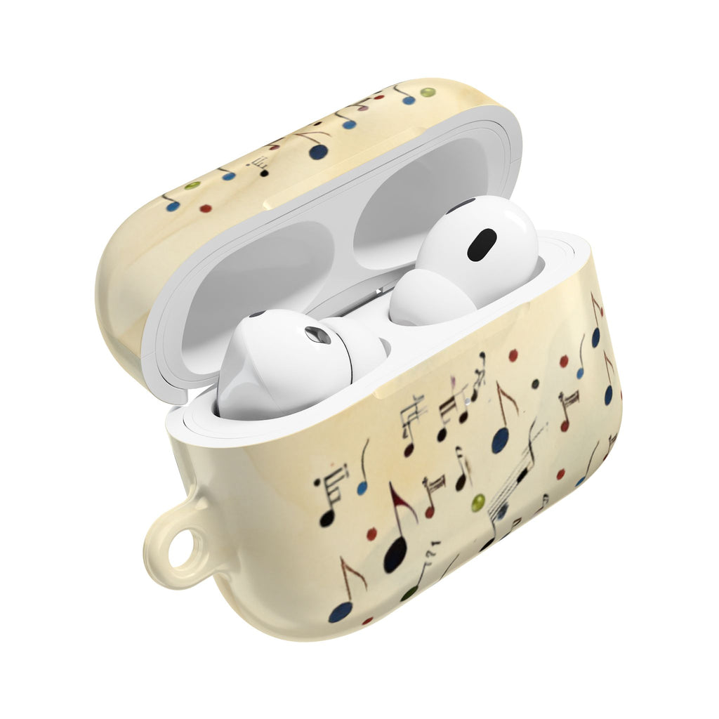 Melodic Flow Musical Notes AirPods Case - Abstract Music Design for Gen 1, 2, 3, Pro Gen 1 & 2