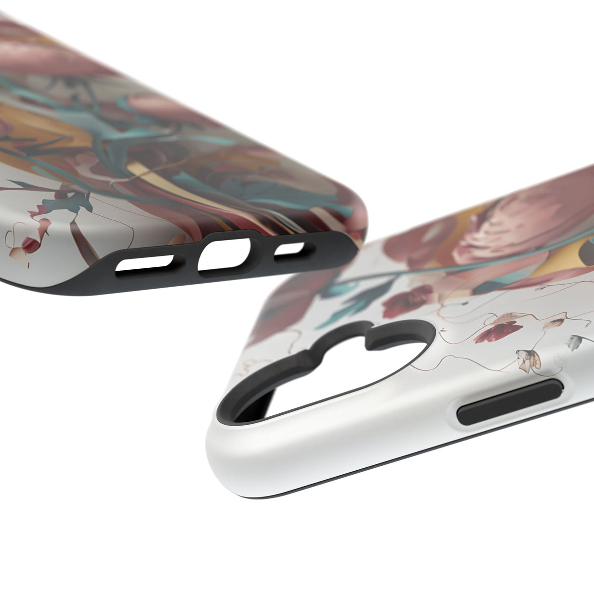 Blushing Peony Veil iPhone MagSafe Case