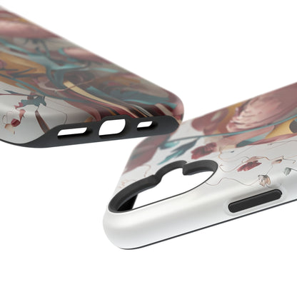 Blushing Peony Veil iPhone MagSafe Case