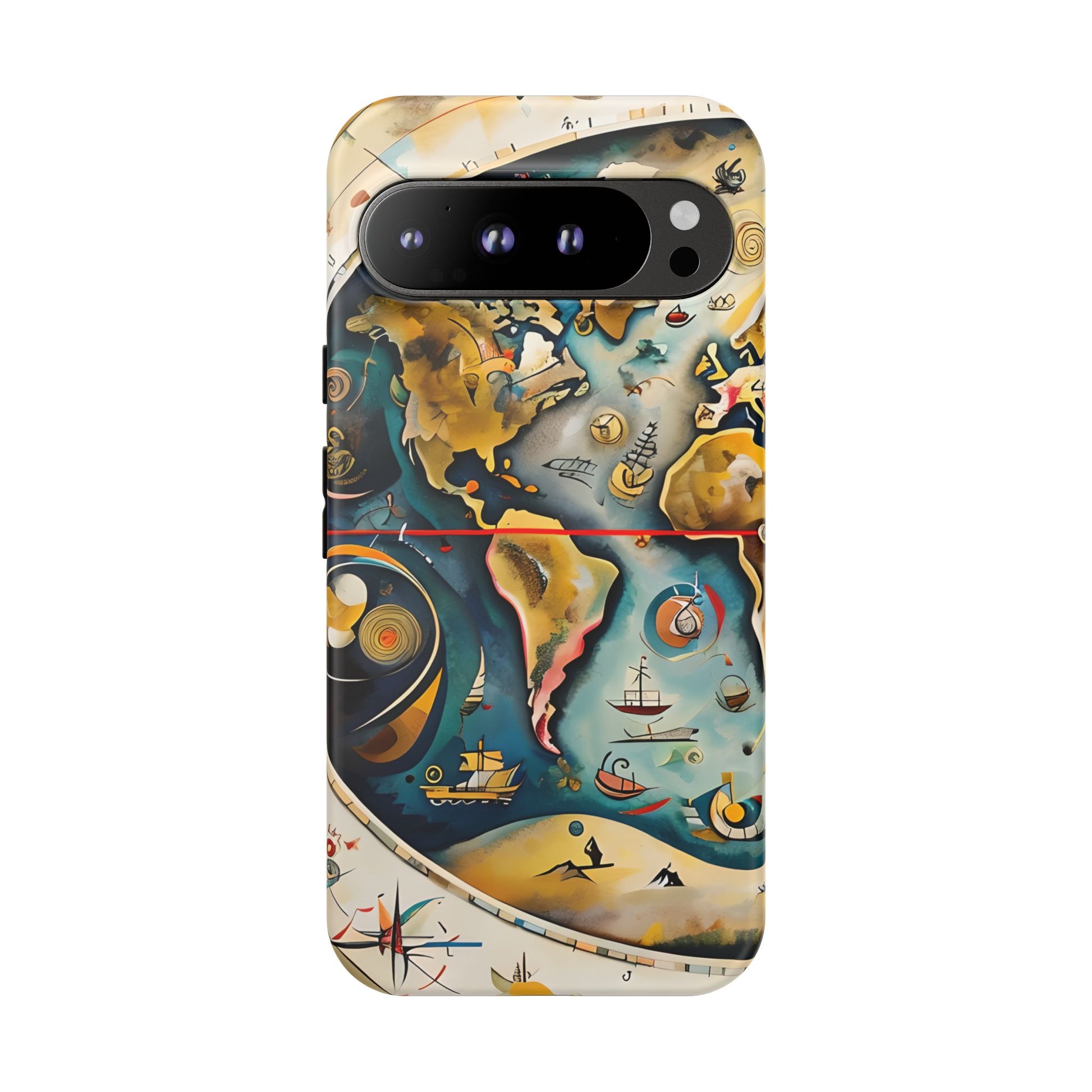 Celestial Map Google Pixel 9 Pro XL Tough Case - Antique Star Chart Phone Cover
