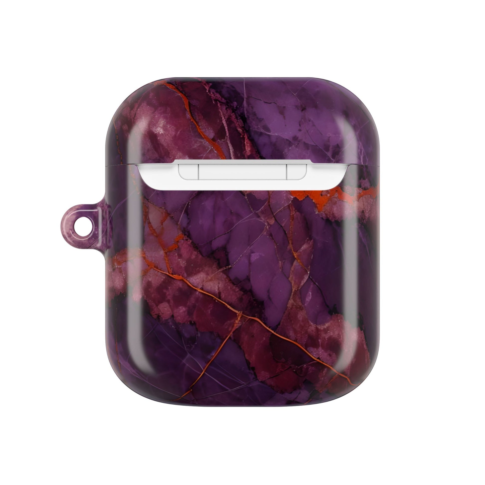 Amethyst Current AirPod Case - Purple and Red Earbud Cover for Gen 1, 2, 3, Pro Gen 1 & 2