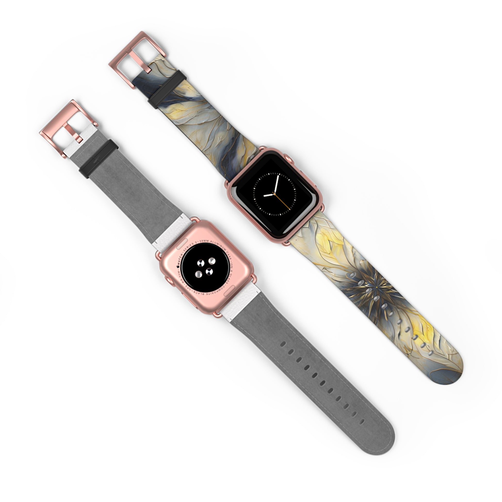 Luminous Petal Designer Watch Band - Artistic Nylon Strap for Apple Watch - Premium, Comfortable, Gift-Ready