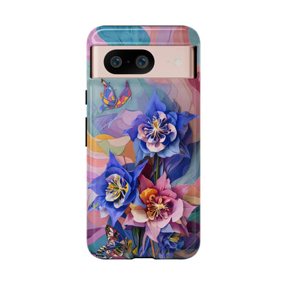 Blue Columbine Carnivale Google Pixel Tough Case