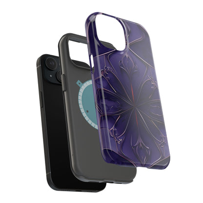 Violet Nebula iPhone MagSafe Case