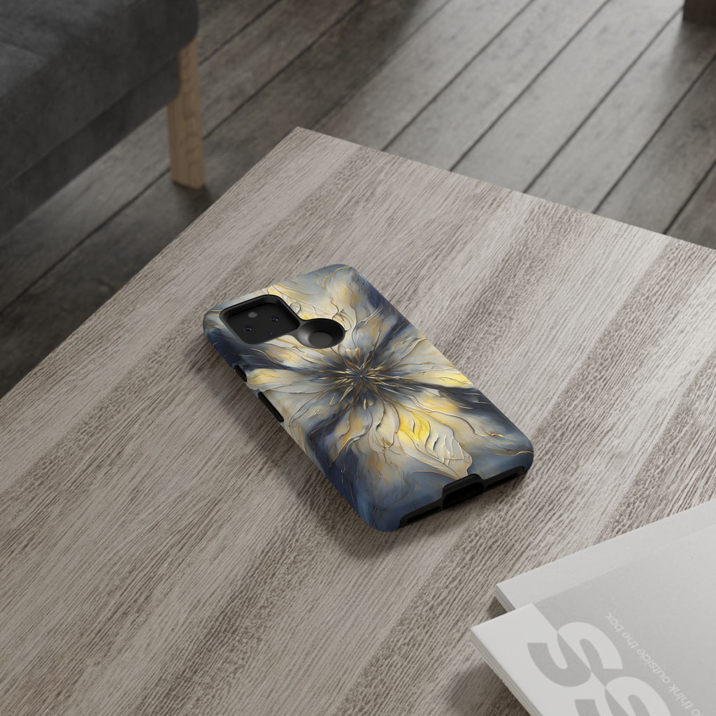 Luminous Petal Tough Case for Google Pixel 5 5G - Premium Artistic Shockproof Cover, Elegant Protective Phone Case