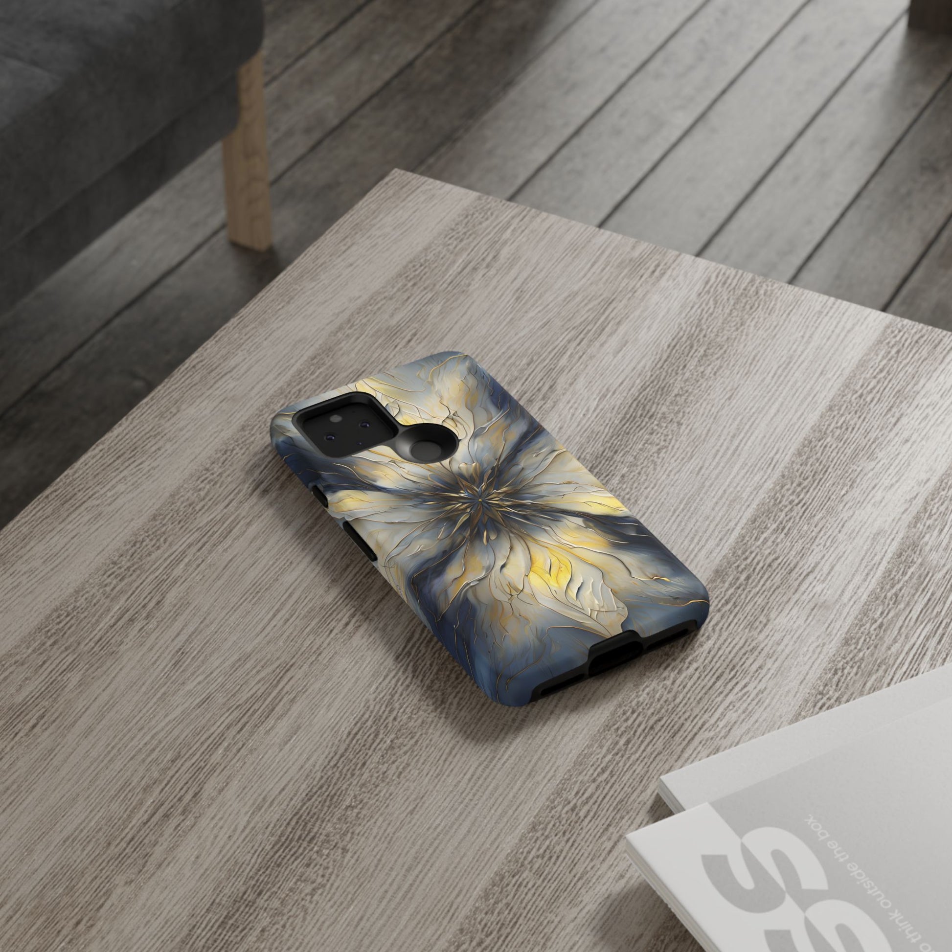 Luminous Petal Tough Case for Google Pixel 5 5G - Premium Artistic Shockproof Cover, Elegant Protective Phone Case