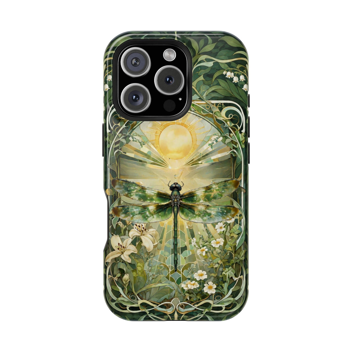 Emerald Sun Dragonfly iPhone MagSafe Case