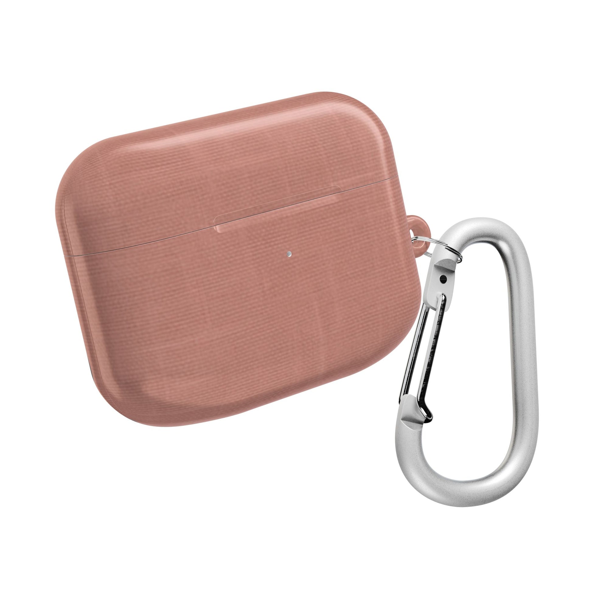 Terracotta Linen AirPods Case - Minimalist Smooth Weave Texture Cover for Gen 1, 2, 3, Pro Gen 1 & 2