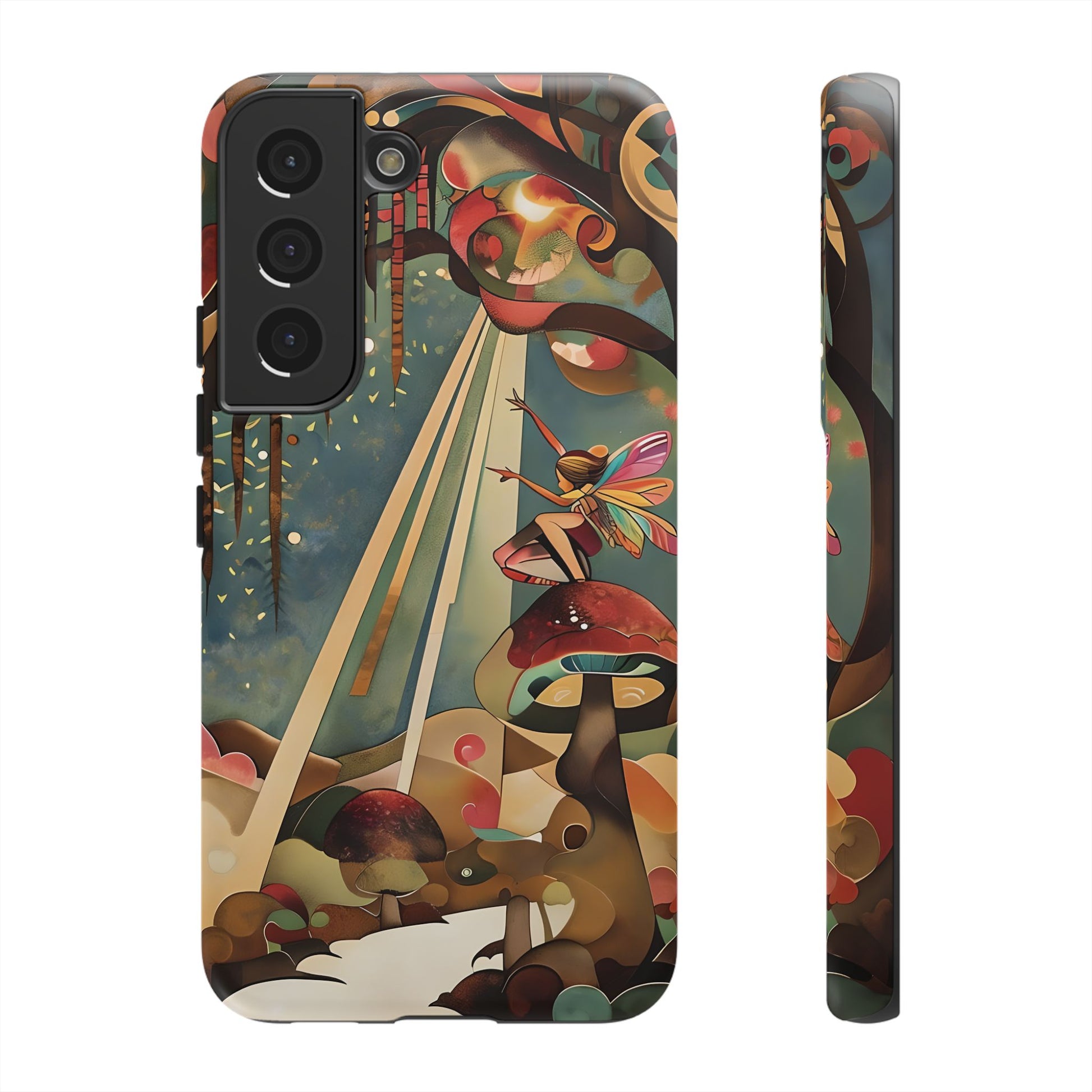 Enchanted Orchard Samsung Galaxy S22 Tough Case - Artistic Fairy Tale Phone Cover - Elegant Protective Fantasy Art Accessory