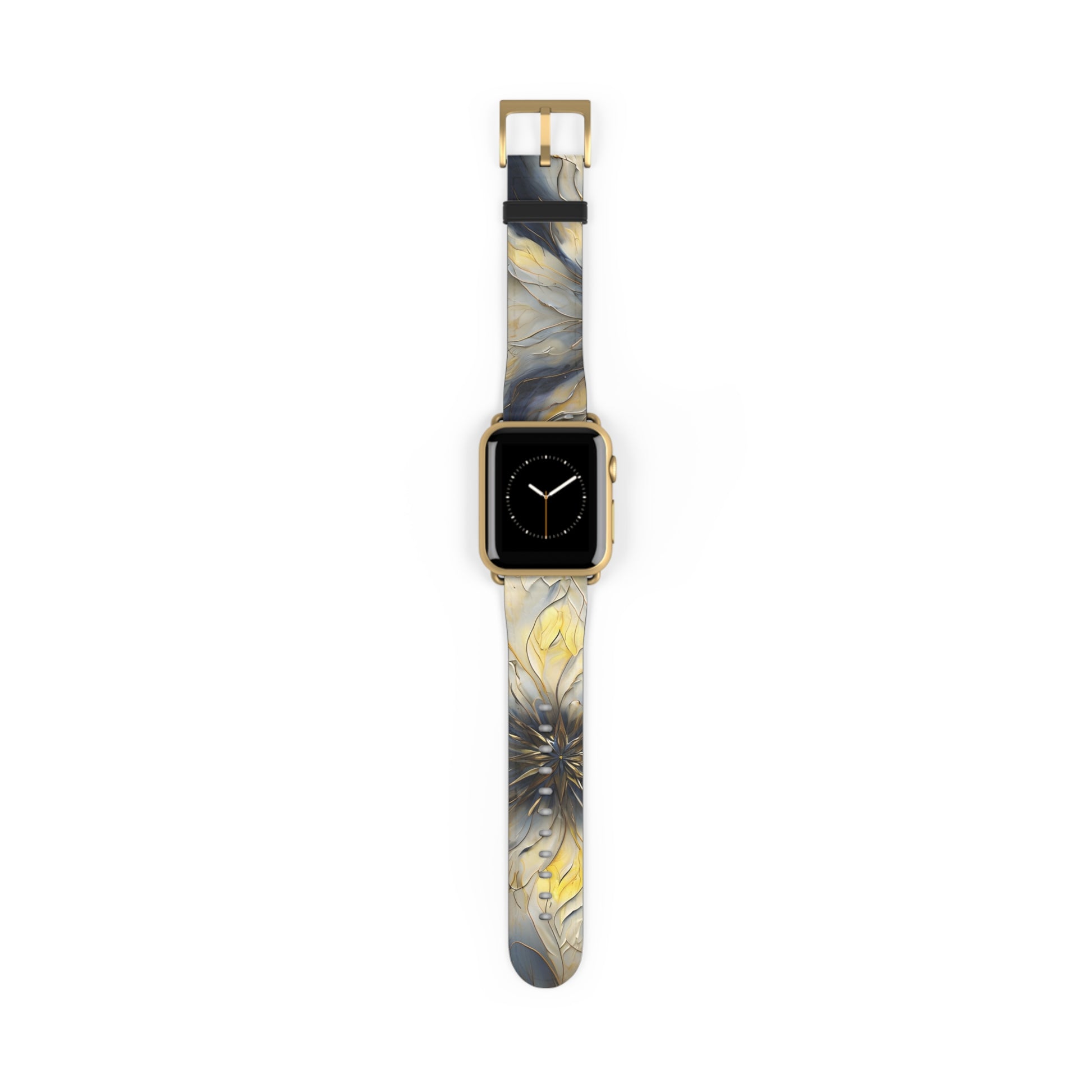 Luminous Petal Designer Watch Band - Artistic Nylon Strap for Apple Watch - Premium, Comfortable, Gift-Ready