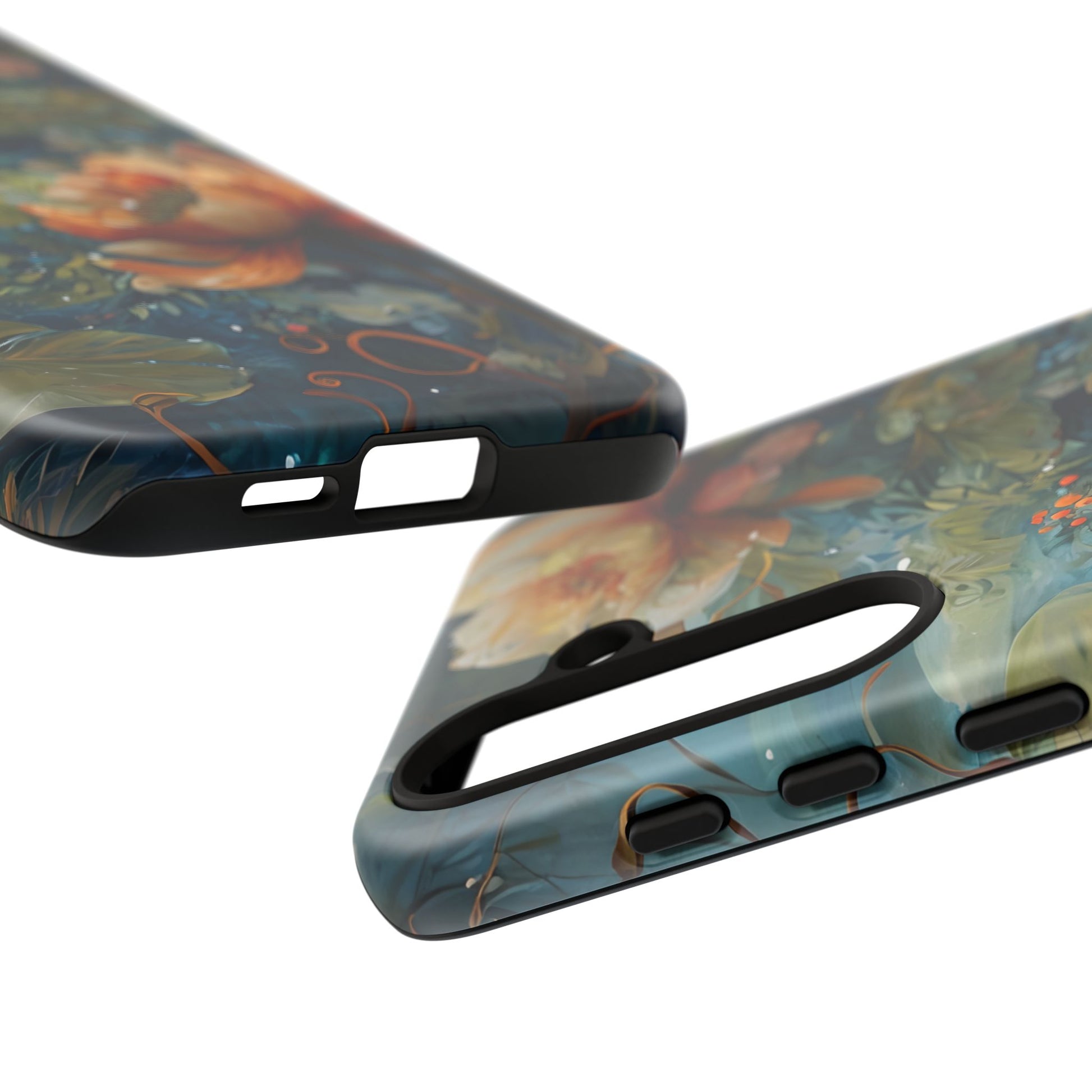 Waterlily Nocturne Samsung Galaxy S24 Plus Case - Artistic Mountain Lake Design, Nature-Inspired Protective Cover, Elegant Gift for Outdoor Lovers