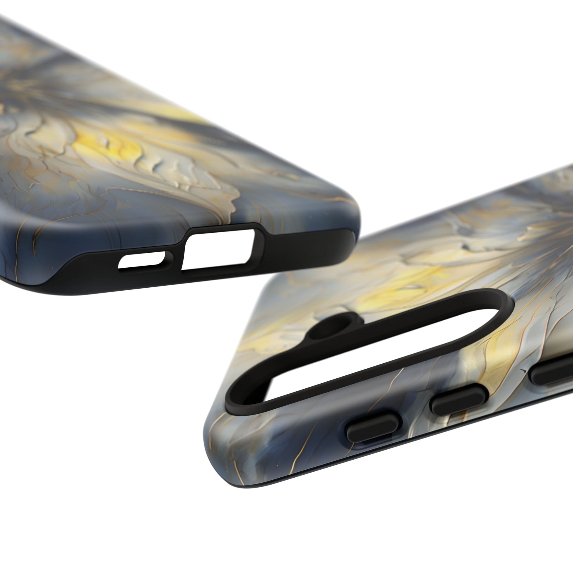 Luminous Petal Tough Case for Samsung Galaxy S24 - Premium Shockproof Designer Phone Cover