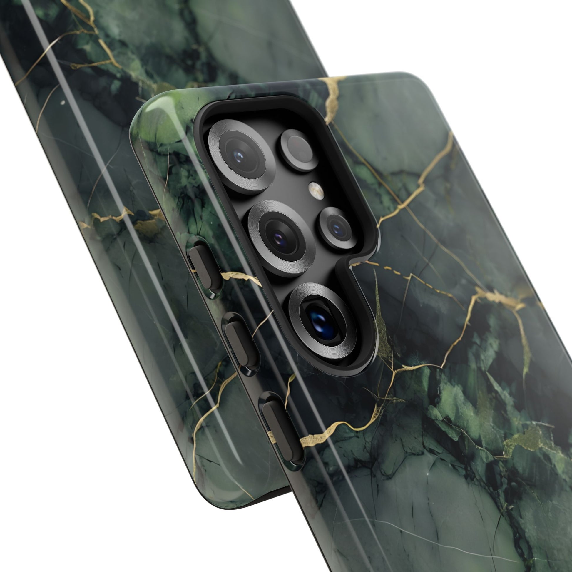 Verdant Vein Tough Case for Samsung Galaxy S25 Ultra - Luxury Gold Vein, Nature-Inspired Protective Cover