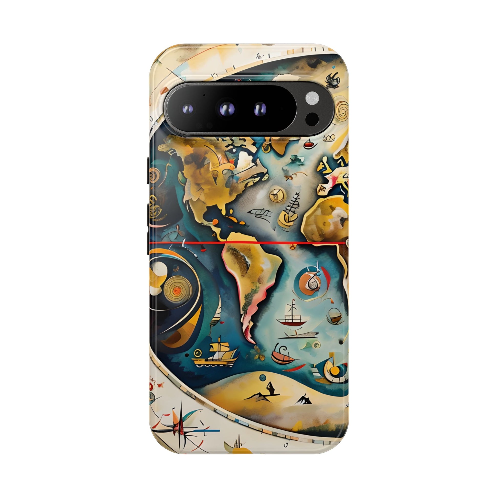 Celestial Map Google Pixel 9 Pro XL Tough Case - Antique Star Chart Phone Cover