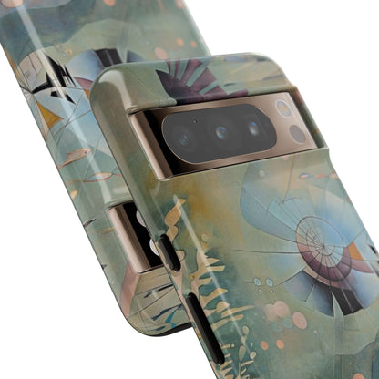 Celestial Reef Abstract Google Pixel Case - Artistic Ocean-Inspired Protective Phone Cover