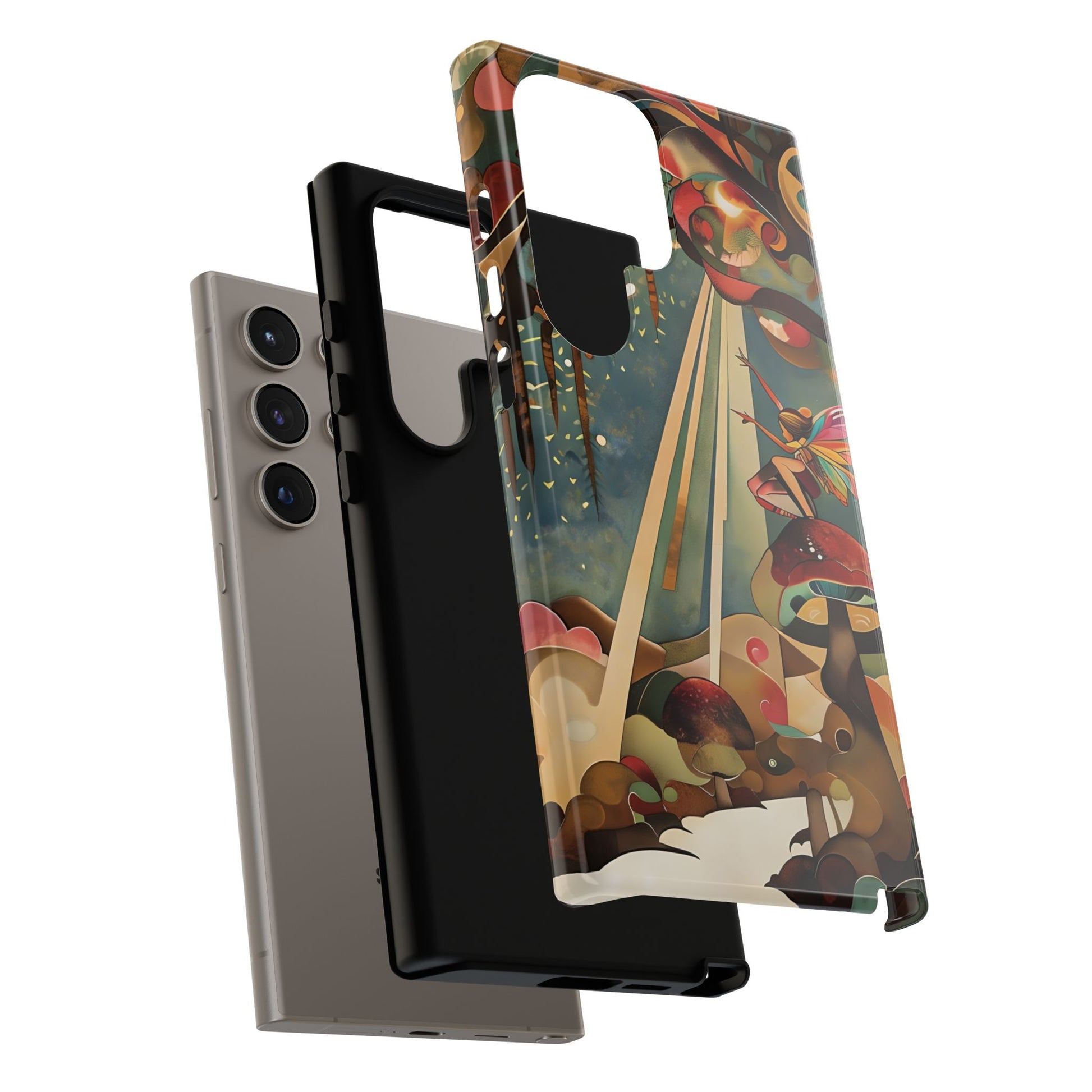 Enchanted Orchard Samsung Galaxy S24 Ultra Tough Case - Artistic Fairy Tale Phone Cover - Elegant Protective Fantasy Art Accessory