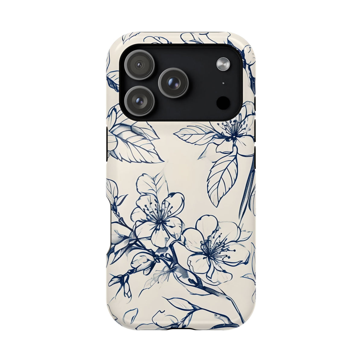 Blossom Sketch iPhone MagSafe Case