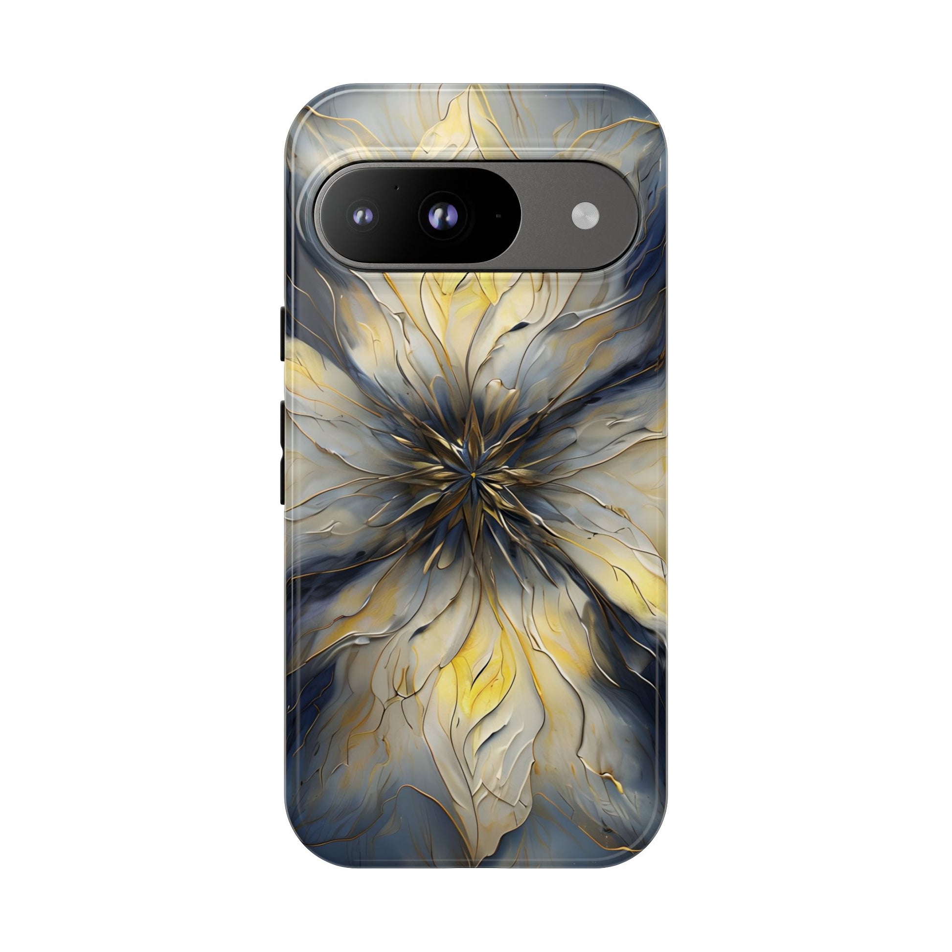 Luminous Petal Tough Case for Google Pixel 9 - Premium Artistic Shockproof Cover, Elegant Protective Phone Case