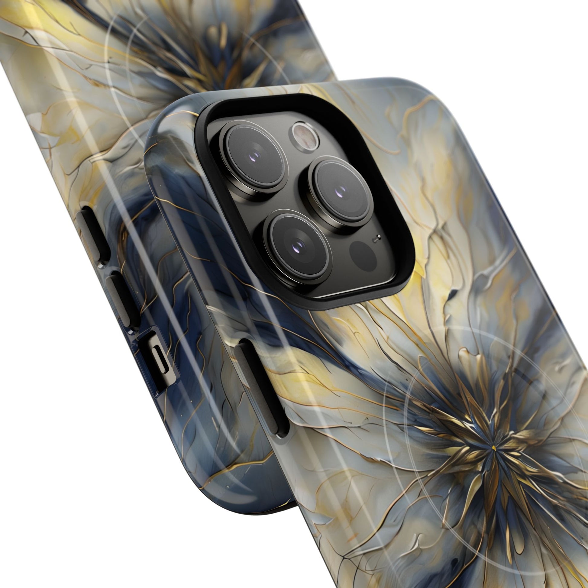 Luxury Luminous Petal MagSafe iPhone 14 Pro Max- Designer Shockproof Cover