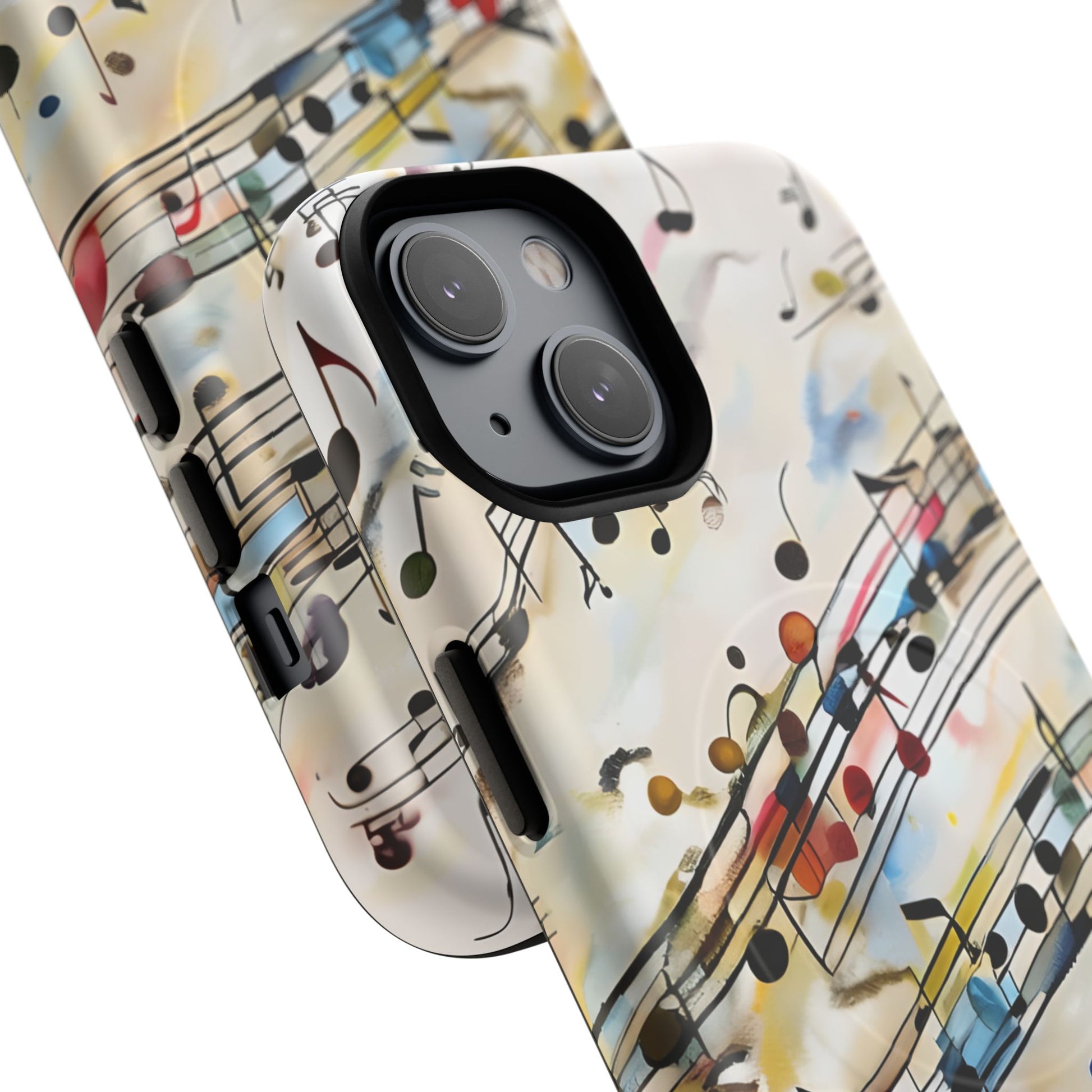 Melodic Flow Abstract Music Notes iPhone 14 MagSafe Case
