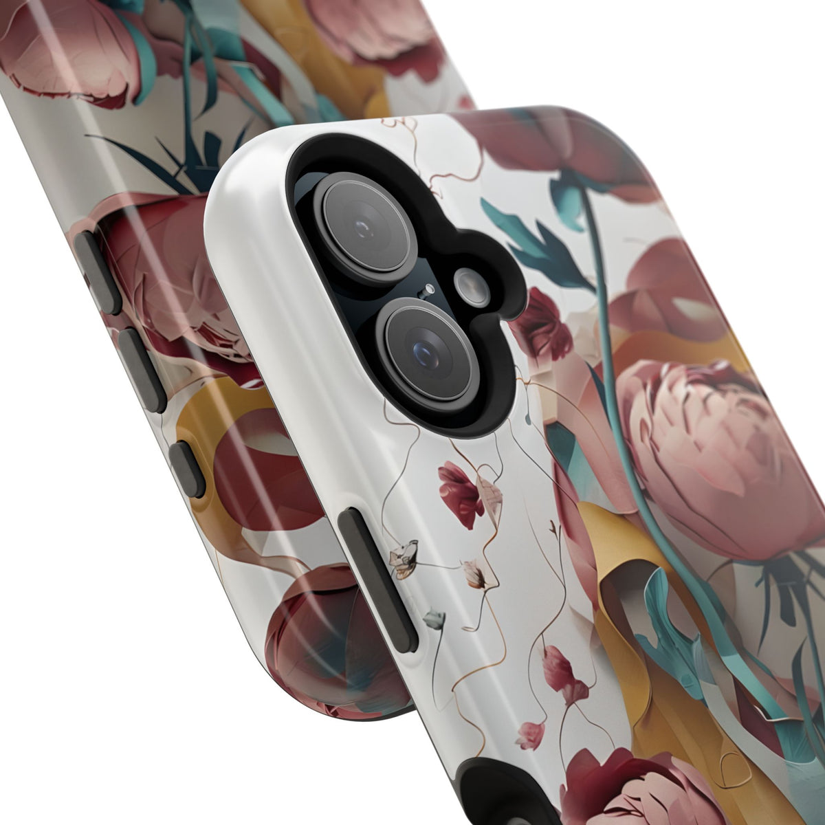 Blushing Peony Veil iPhone MagSafe Case