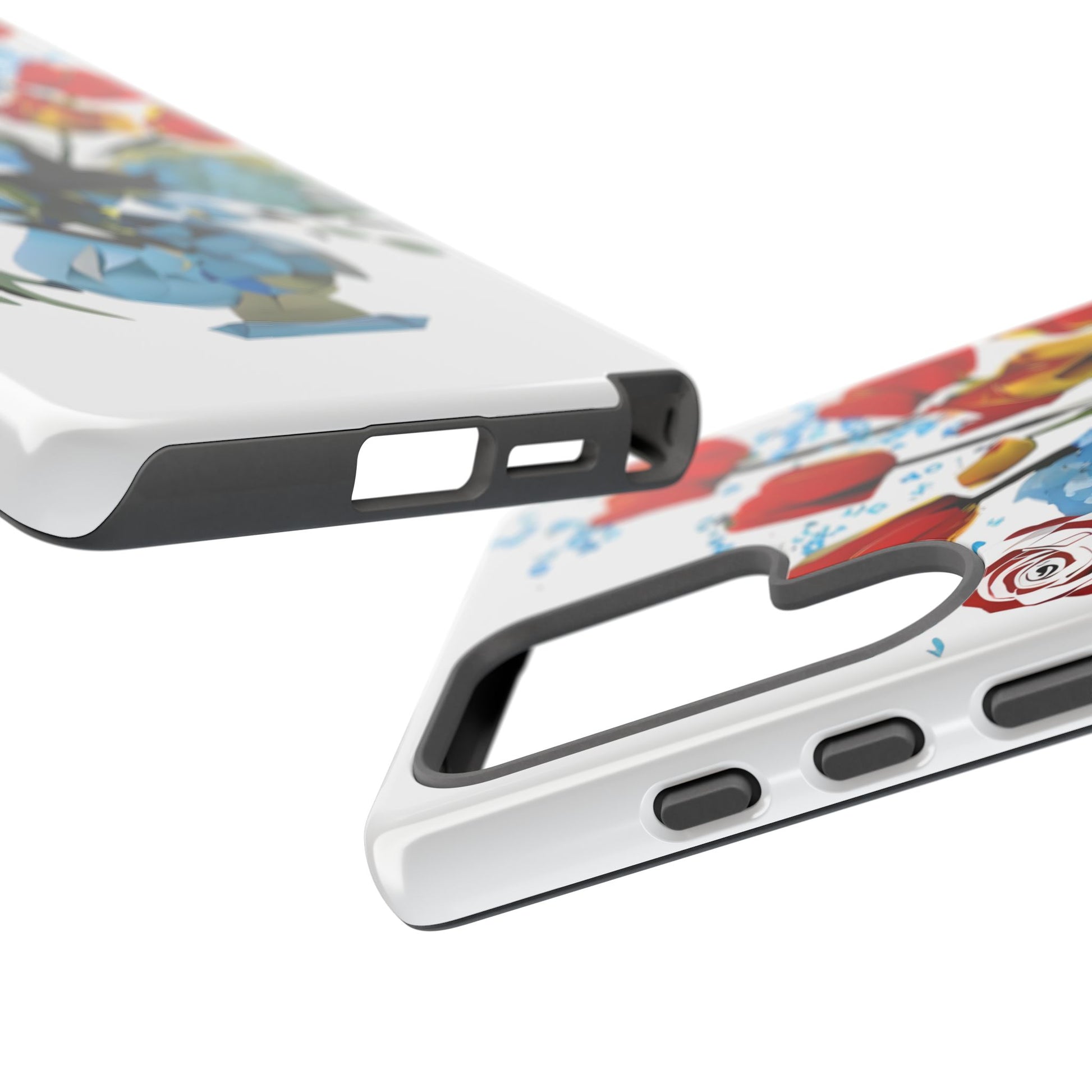 Bouquet Brilliance - Artistic Floral Samsung S25 Ultra Phone Case - Vibrant Tulip, Rose & Hydrangea Design