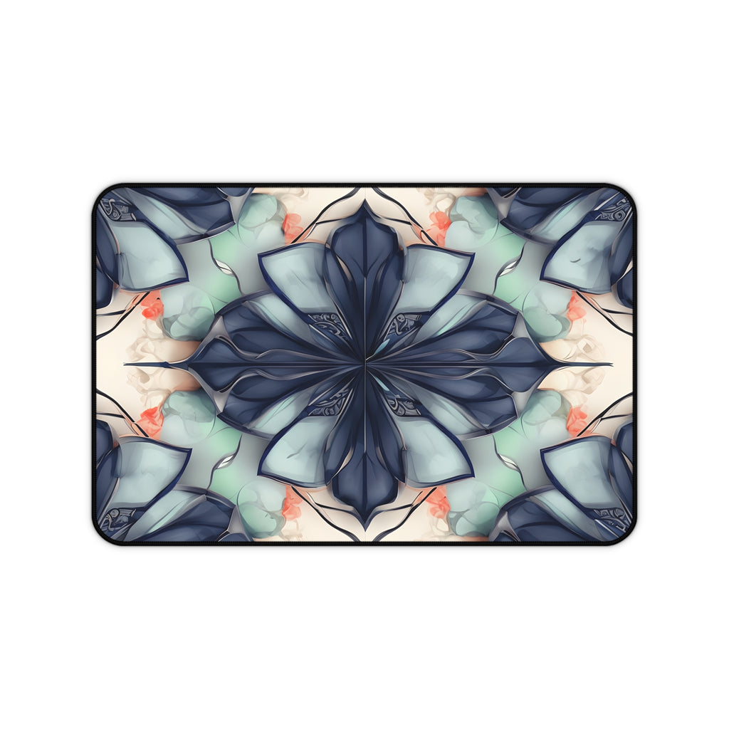 Midnight Mosaic Designer Desk Mat - Premium Office Desk Pad, 3 Sizes Available, Artistic Workspace Protection