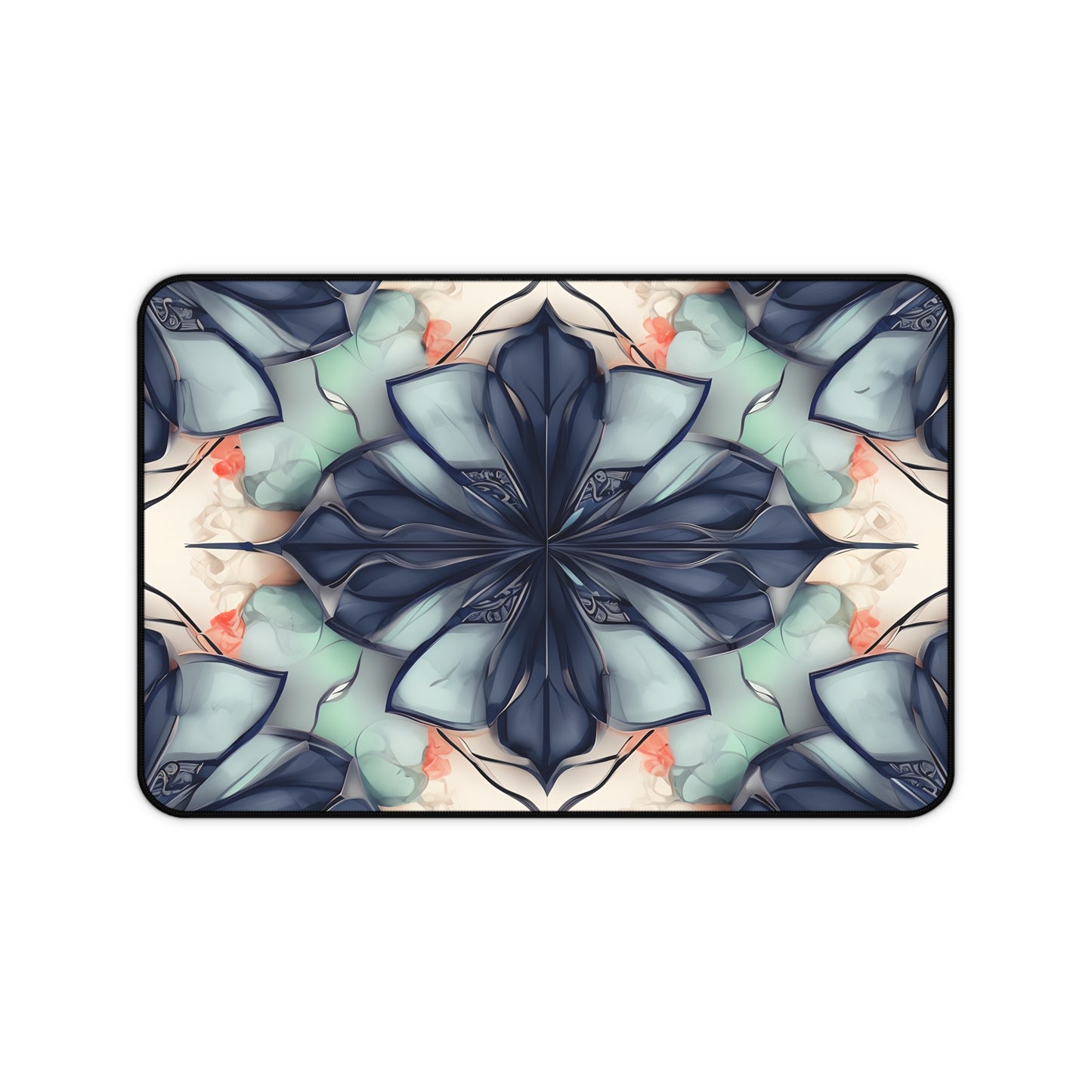 Midnight Mosaic Designer Desk Mat - Premium Office Desk Pad, 3 Sizes Available, Artistic Workspace Protection