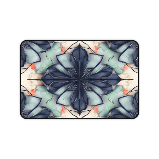 Midnight Mosaic Designer Desk Mat - Premium Office Desk Pad, 3 Sizes Available, Artistic Workspace Protection
