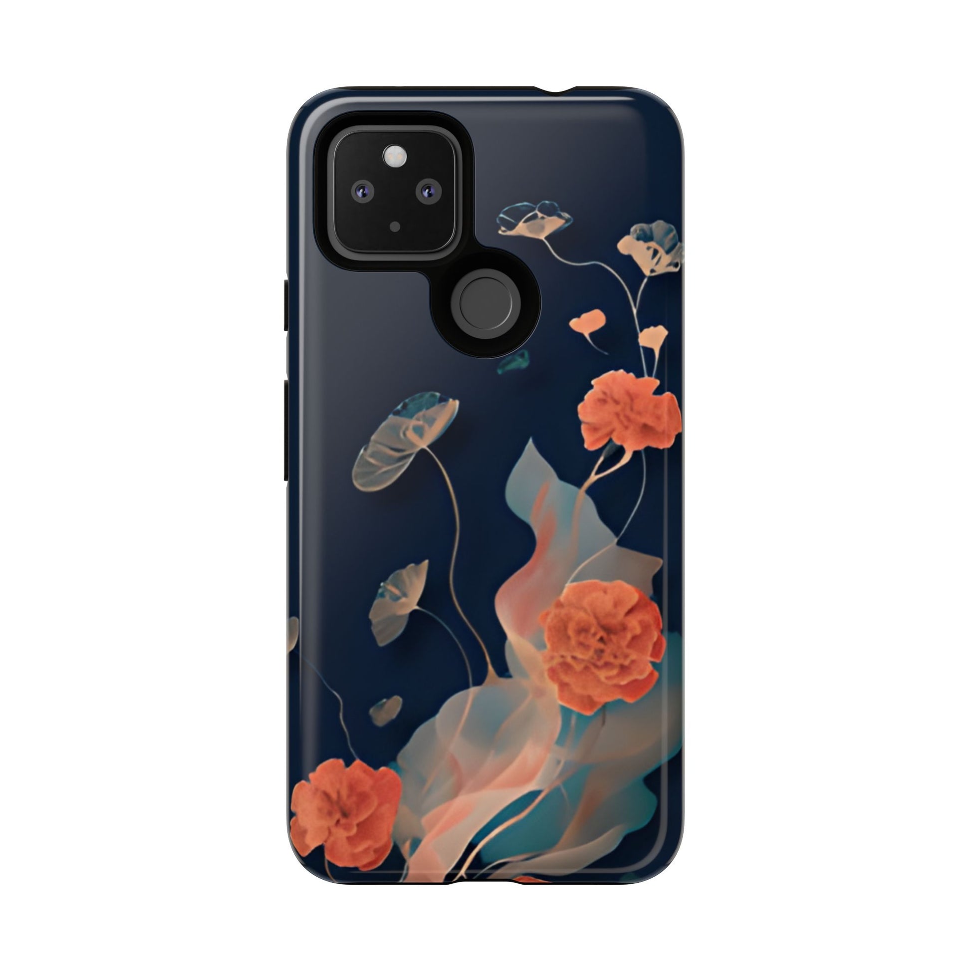 Lotus Reverie - Elegant Artistic Floral Google Pixel 4a 5G Tough Phone Case - Painterly Lotus Blossom Design