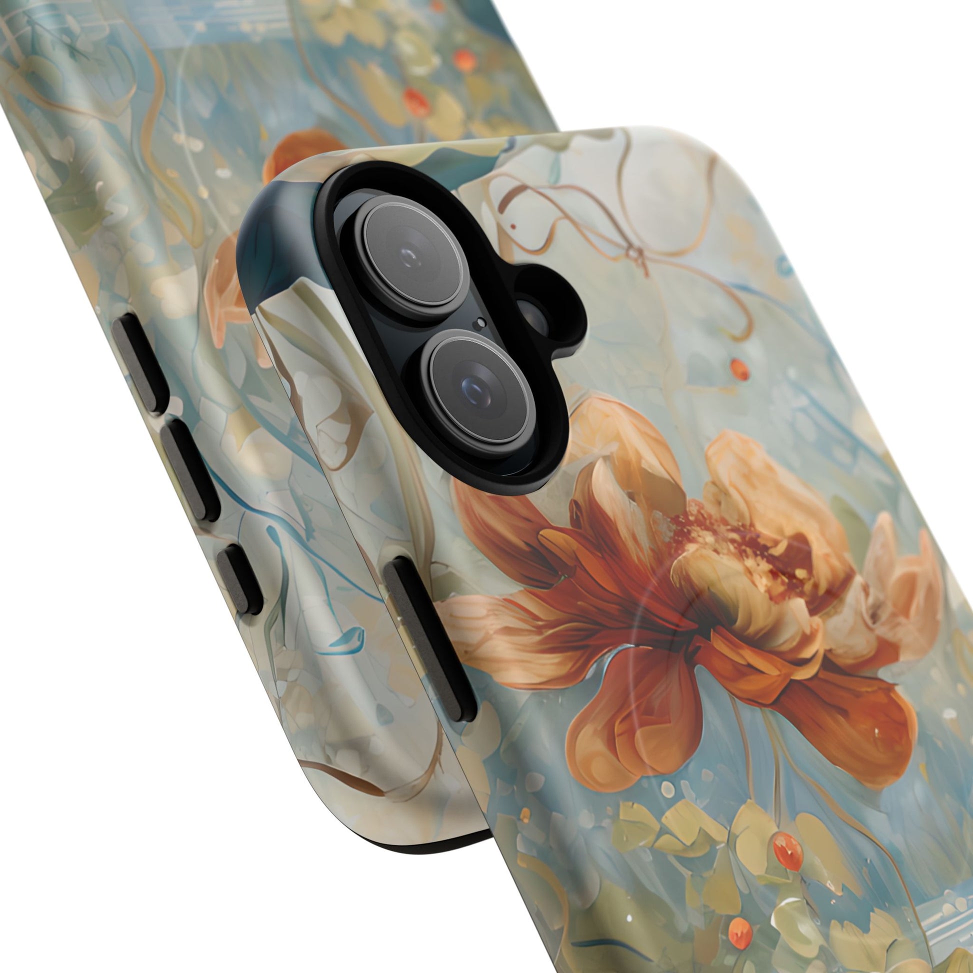 Waterlily Dreamscape - Artistic Floral iPhone 16 Plus MagSafe Phone Case - Waterlily & Lotus Design