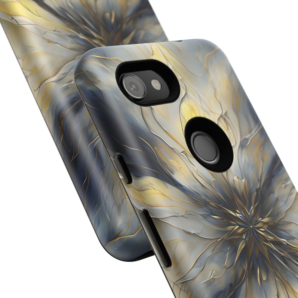 Luminous Petal Tough Case for Google Pixel 3a - Premium Artistic Shockproof Cover, Elegant Protective Phone Case