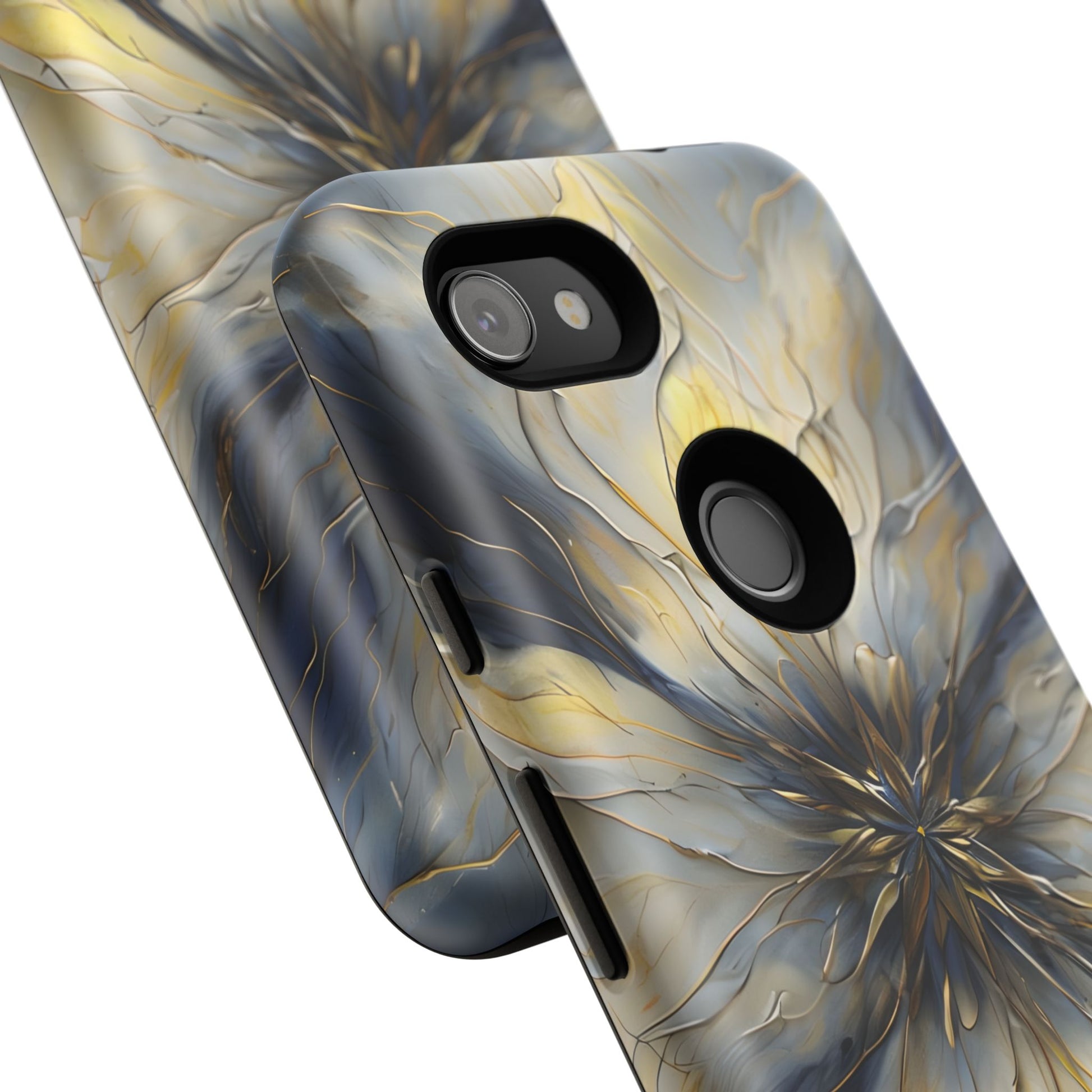Luminous Petal Tough Case for Google Pixel 3a - Premium Artistic Shockproof Cover, Elegant Protective Phone Case