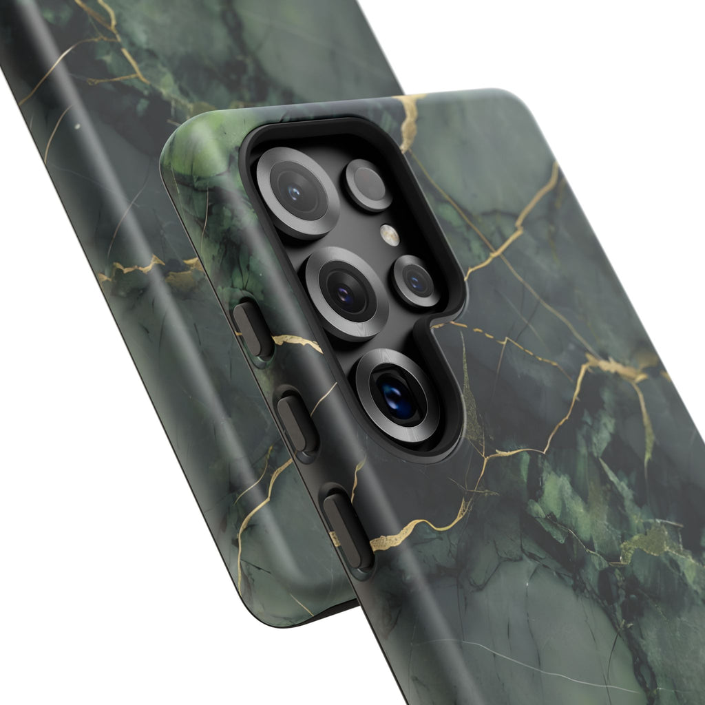 Verdant Vein Tough Case for Samsung Galaxy S25 Ultra - Luxury Gold Vein, Nature-Inspired Protective Cover
