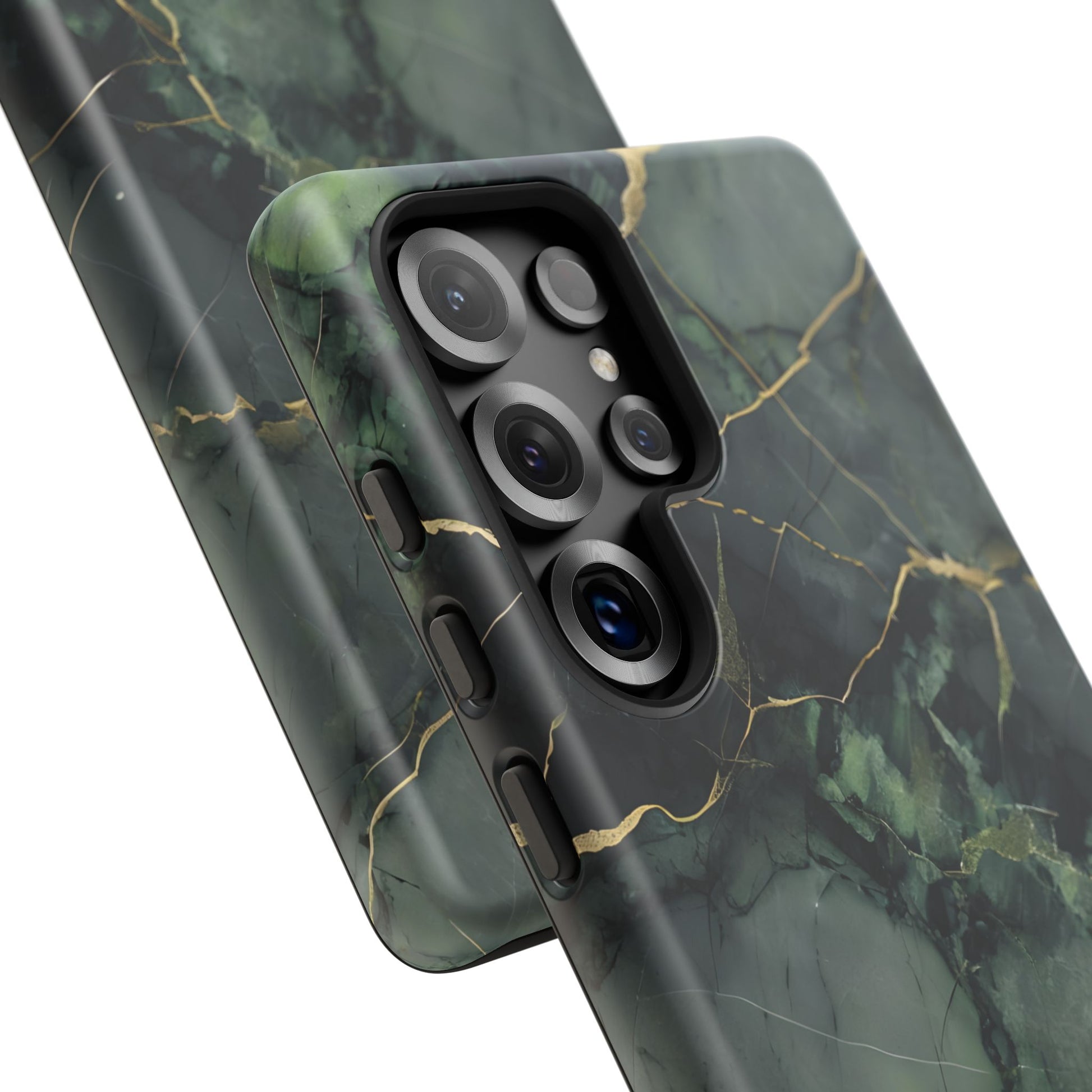 Verdant Vein Tough Case for Samsung Galaxy S25 Ultra - Luxury Gold Vein, Nature-Inspired Protective Cover