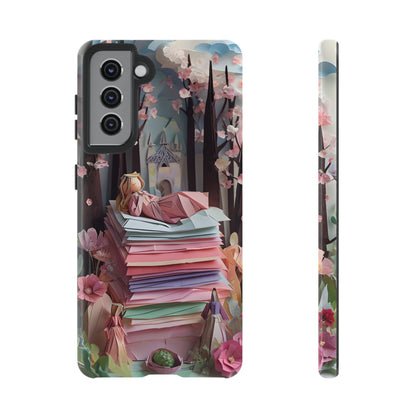 A Good Night's Sleep - Samsung Galaxy - Tough Phone Case -Whimsical Fantasy Floral Design