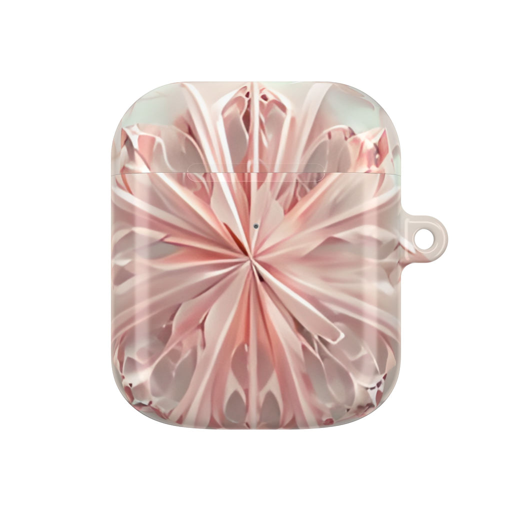 Blush Frost AirPod Case - Pink Snowflake Earbud Cover for Gen 1, 2, 3, Pro Gen 1 & 2
