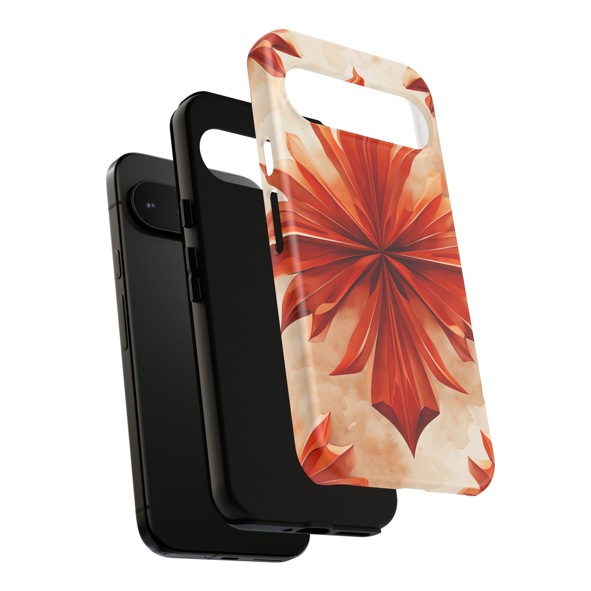 Sunset Fleur Google Pixel 9 Pro XL- Kaleidoscope Collection of MagSafe Compatible - Vibrant Sunset Flower Design