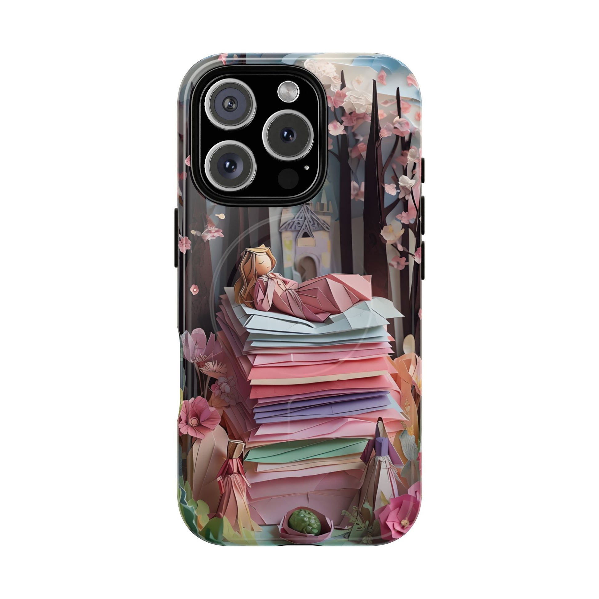 A Good Night's Sleep - iPhone 16 Pro MagSafe Phone Case - Whimsical Fantasy Floral Design