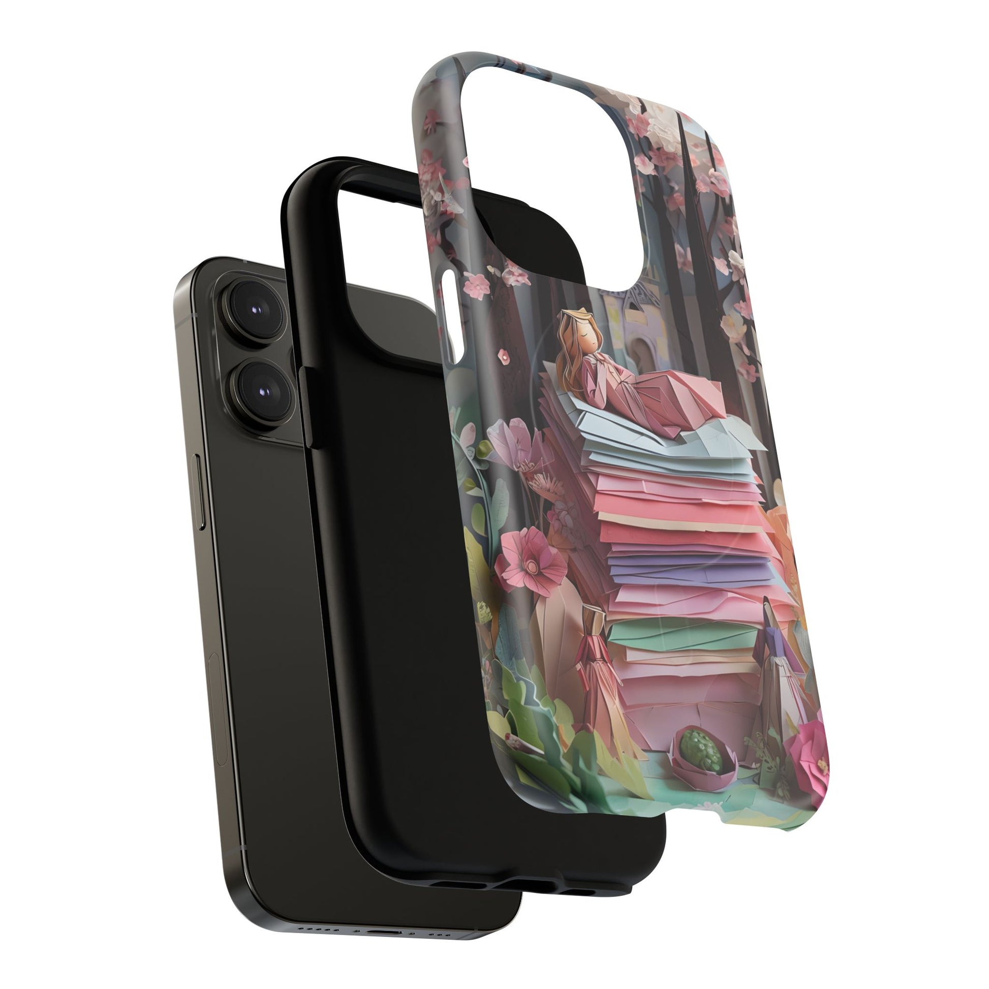 A Good Night's Sleep - iPhone 14 Pro MagSafe Phone Case - Whimsical Fantasy Floral Design