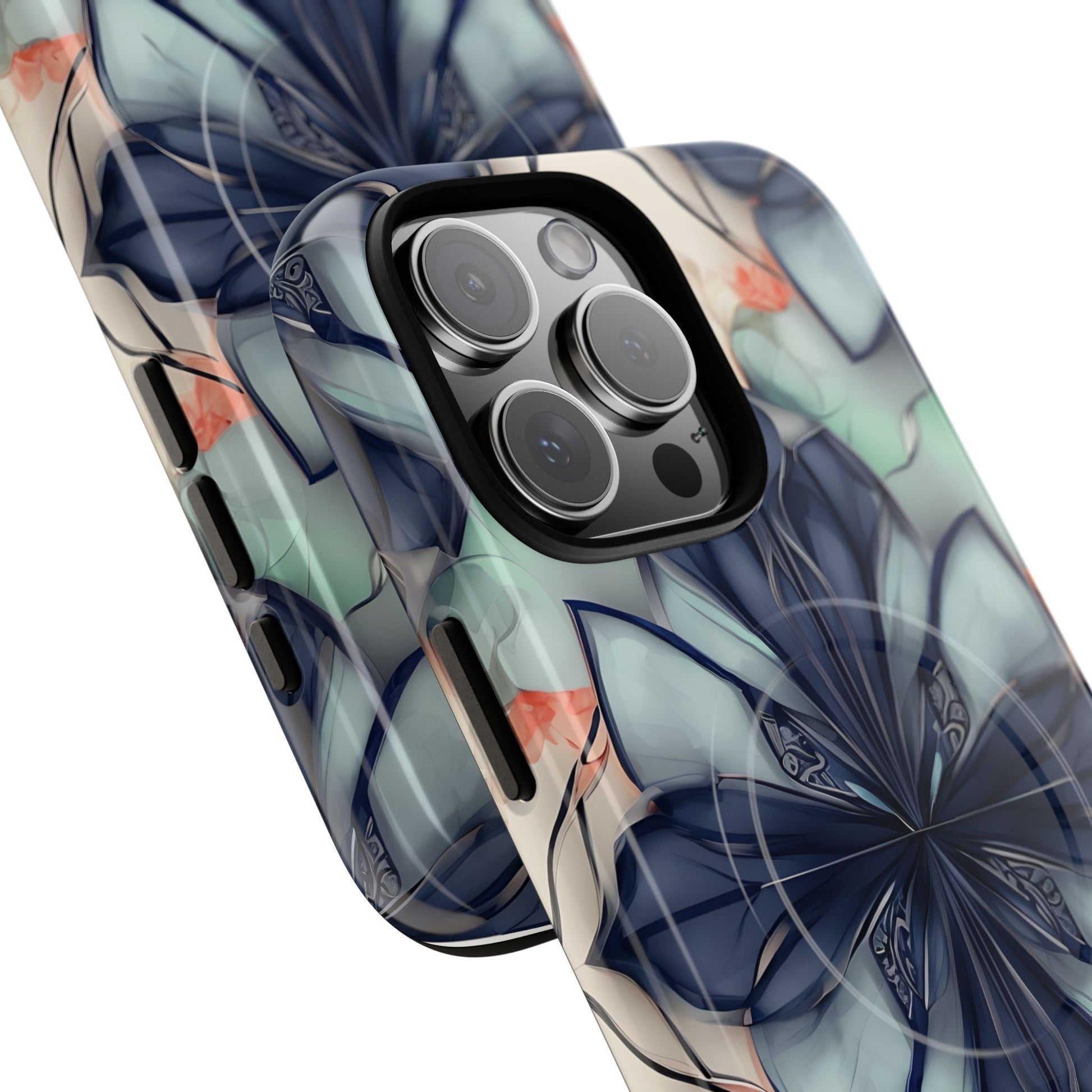 Midnight Mosaic MagSafe iPhone 16 Pro Max Case - Designer Shockproof Cover