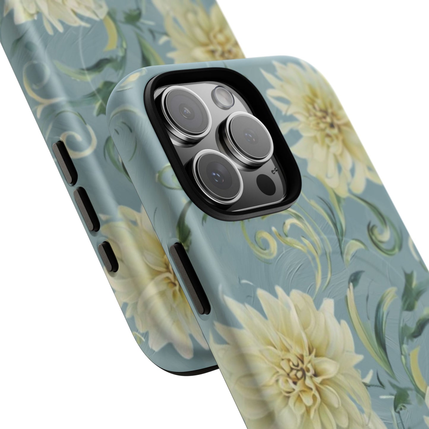 Golden Dahlia Trio iPhone MagSafe Case