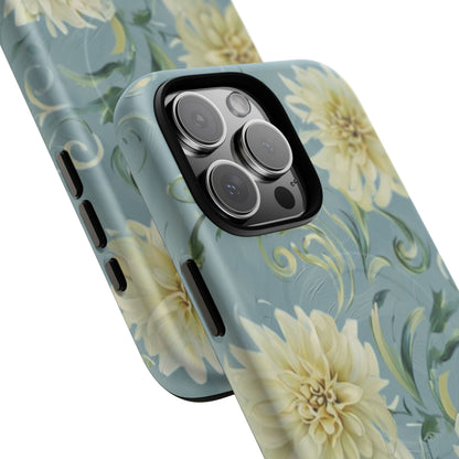 Golden Dahlia Trio iPhone MagSafe Case