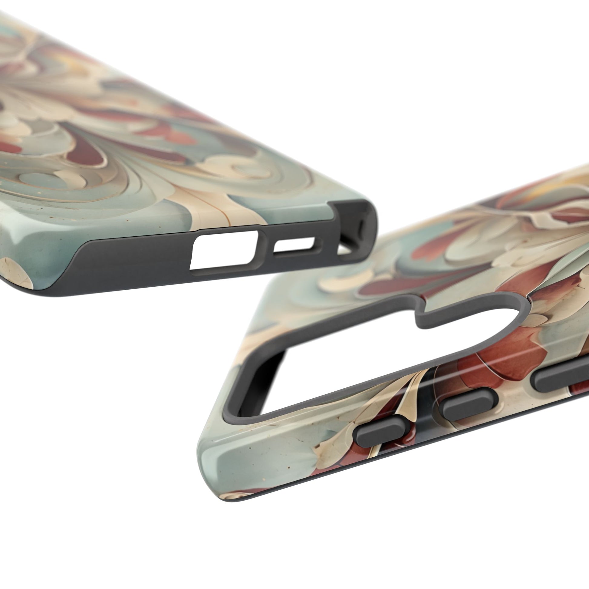 Vintage Baroque Blossom - Ornate Floral Art Samsung Galaxy S25 Ultra Tough Phone Case - Elegant Baroque-Inspired Design