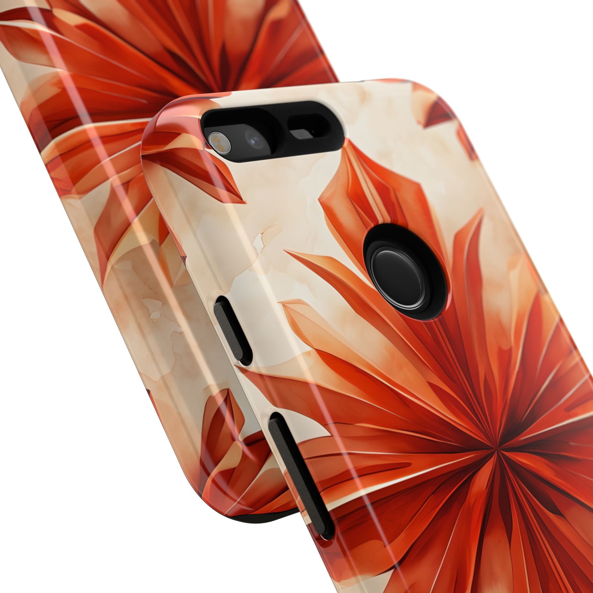 Sunset Fleur Google Pixel XL - Kaleidoscope Collection of MagSafe Compatible - Vibrant Sunset Flower Design