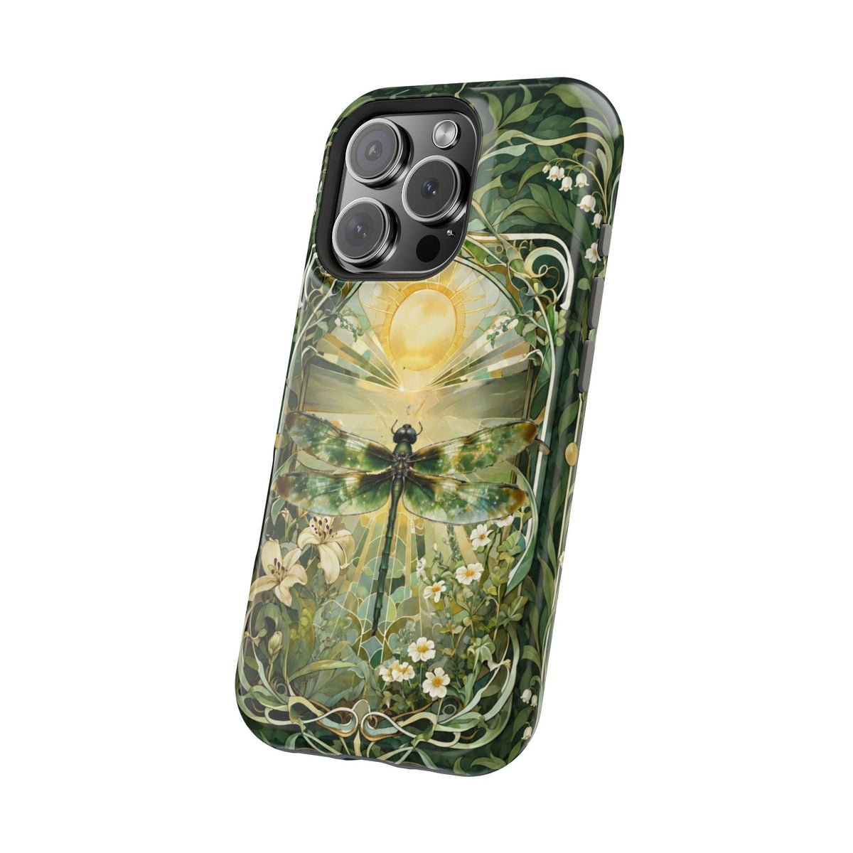 Emerald Sun Dragonfly iPhone MagSafe Case
