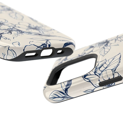 Blossom Sketch iPhone MagSafe Case