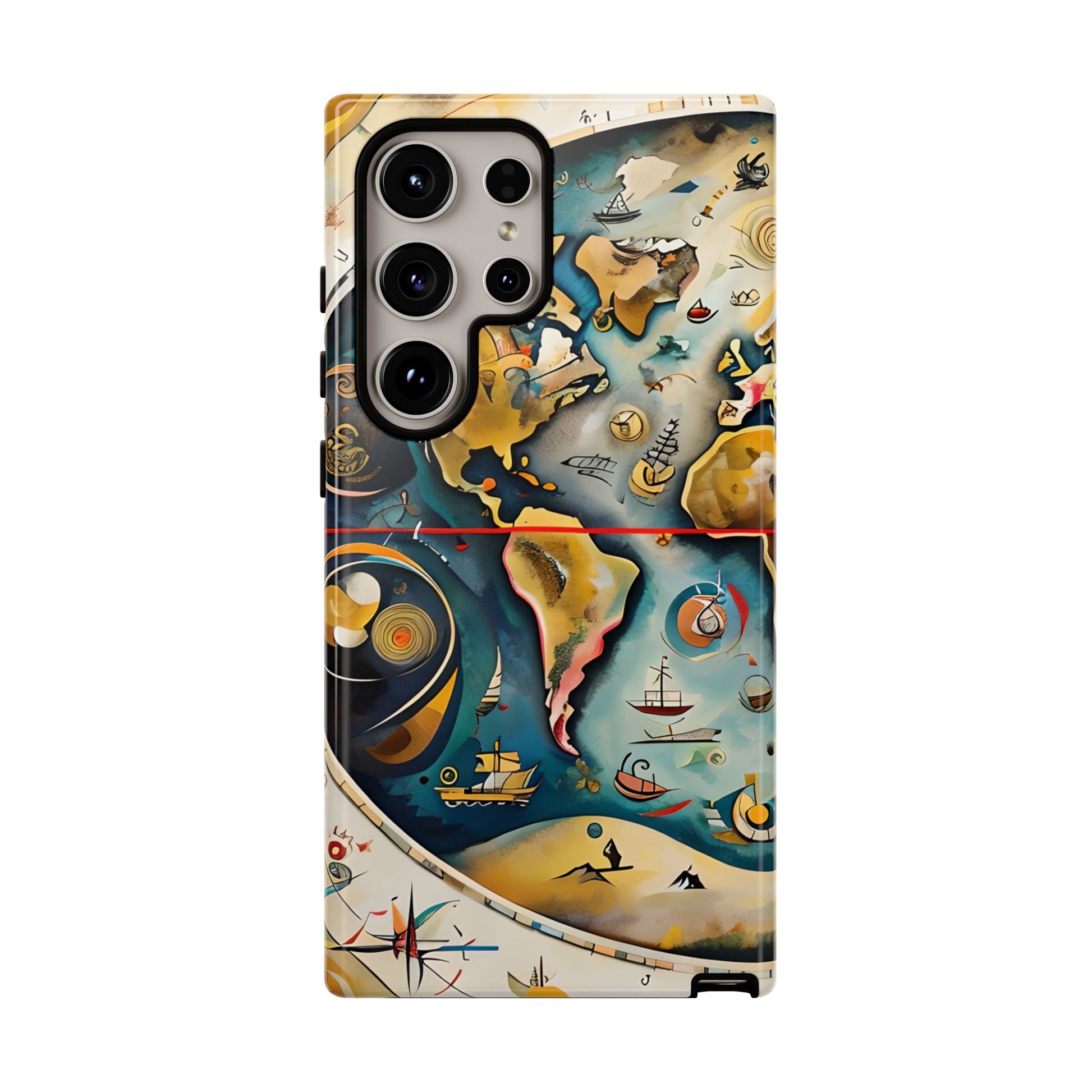 Celestial Map Samsung Galaxy S24 Ultra Tough Case - Vintage Map - Premium Abstract Design